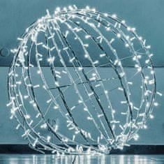 DecoLED DecoLED LED světelná koule, ledově bílá, pr. 100 cm