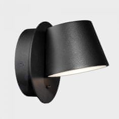 KOHL LIGHTING KOHL-Lighting BOT nástěnné svítidlo pr. 117 mm černá 6 W CRI >80 3000K Non-Dimm