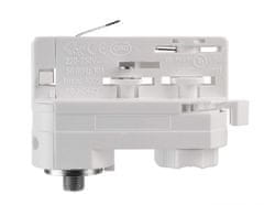 Light Impressions Deko-Light kolejnicový systém 3-fázový 230V D Line 3-fázový adaptér pro montáž svítidel vč. montážního příslušenství 220-240V AC/50-60Hz bílá RAL 9016 84 mm 710097