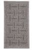 Devos Kusový koberec FLOORLUX Silver/Black 20008 – na ven i na doma 60x110