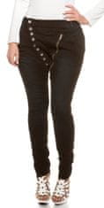 Amiatex Dámské jeans 76756, černá, 46