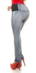Amiatex Dámské jeans 76757, džínová, 48