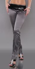 Amiatex Dámské jeans 77782 + Ponožky Gatta Calzino Strech, šedá, 40
