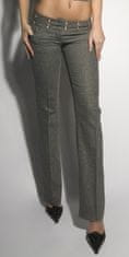 Amiatex Dámské jeans 77061, šedá, 38