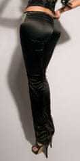 Amiatex Dámské jeans 77783, černo-stříbrná, 38