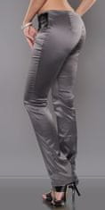 Amiatex Dámské jeans 77782 + Ponožky Gatta Calzino Strech, šedá, 38