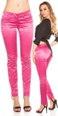 Amiatex Dámské jeans 78736 + Ponožky Gatta Calzino Strech, růžová, 40