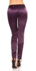 Amiatex Dámské jeans 78735, fialová, 40