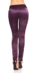 Amiatex Dámské jeans 78744, fialová, 40