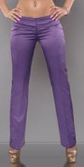 Amiatex Dámské jeans 78773, fialová, 40