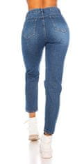 Amiatex Dámské jeans 79564, džínová, 34
