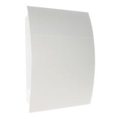 Rottner Harrow poštovní schránka bílá | Cylindrický zámek | 32 x 44.5 x 10.5 cm