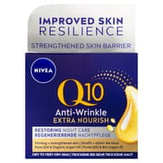 Nivea Q10 Anti-Wrinkle Výživný noční krém proti vráskám, 50 ml