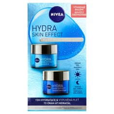 Nivea Hydra Skin Effect Hydratační denní gel a noční gel-krém, 2 x 50 ml