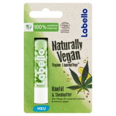 Labello Naturally Vegan Hanföl & Sheabutter Balzám na rty, 4,8 g
