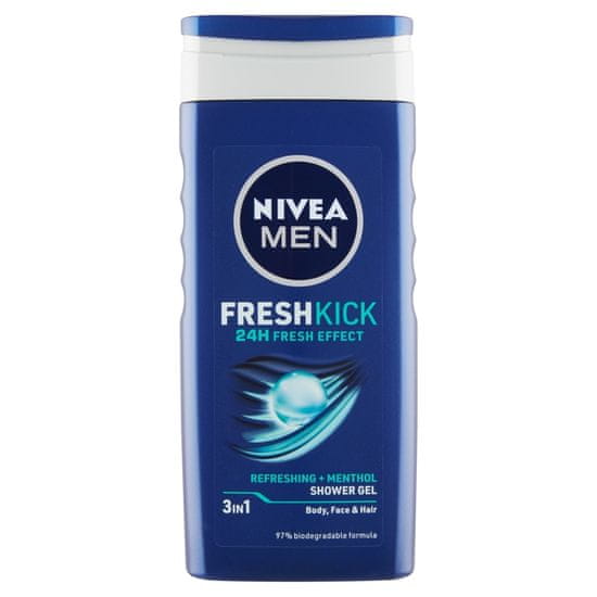 Nivea Men Fresh Kick Sprchový gel, 250 ml
