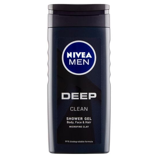 Nivea Men Deep Clean Sprchový gel, 250 ml