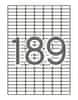 Etiketa, ILC, 25,4 x 10 mm, 1890 ks/bal., 12927