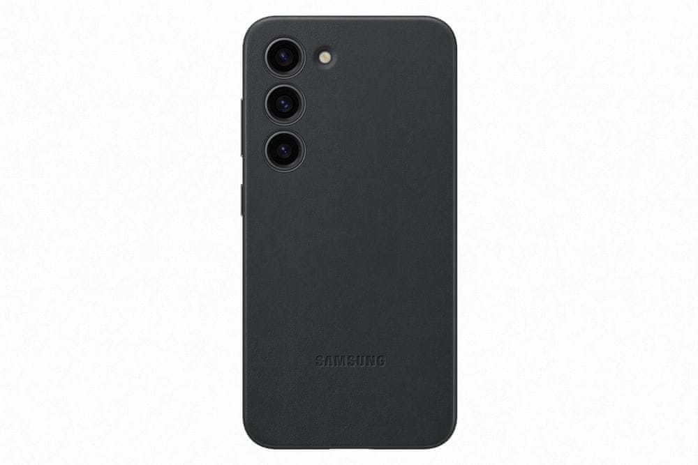 Levně Samsung Leather Case Galaxy S23 EF-VS911LBEGWW, černý