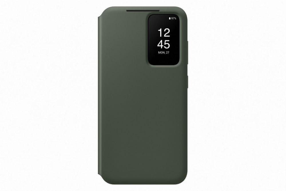 Levně Samsung Smart View Wallet Case Galaxy S23, Khaki EF-ZS911CGEGWW - rozbaleno