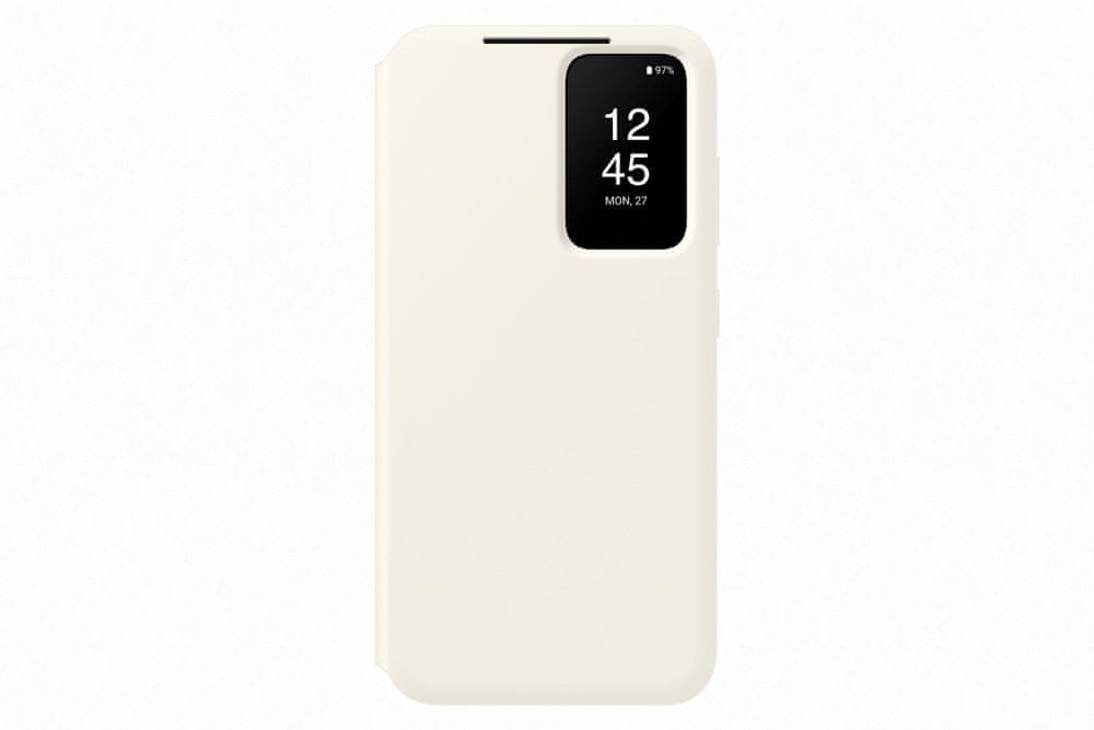 Levně Samsung Smart View Wallet Case Galaxy S23, Cream EF-ZS911CUEGWW