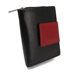 Bellugio Dámská kožená peněženka Alice, černá
