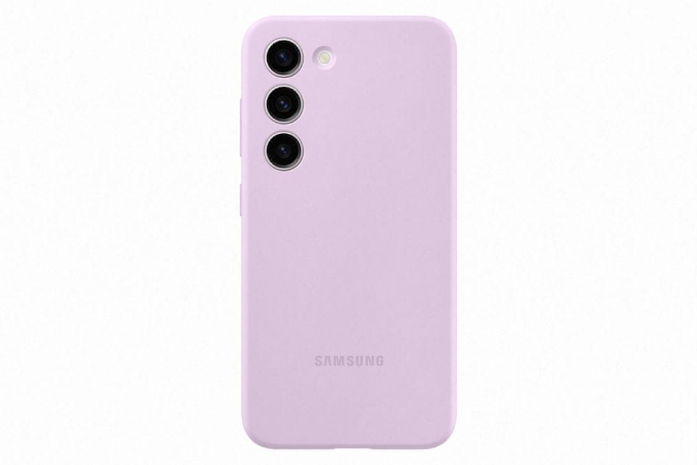 Levně Samsung Silicone Case Galaxy S23 EF-PS911TVEGWW, fialová