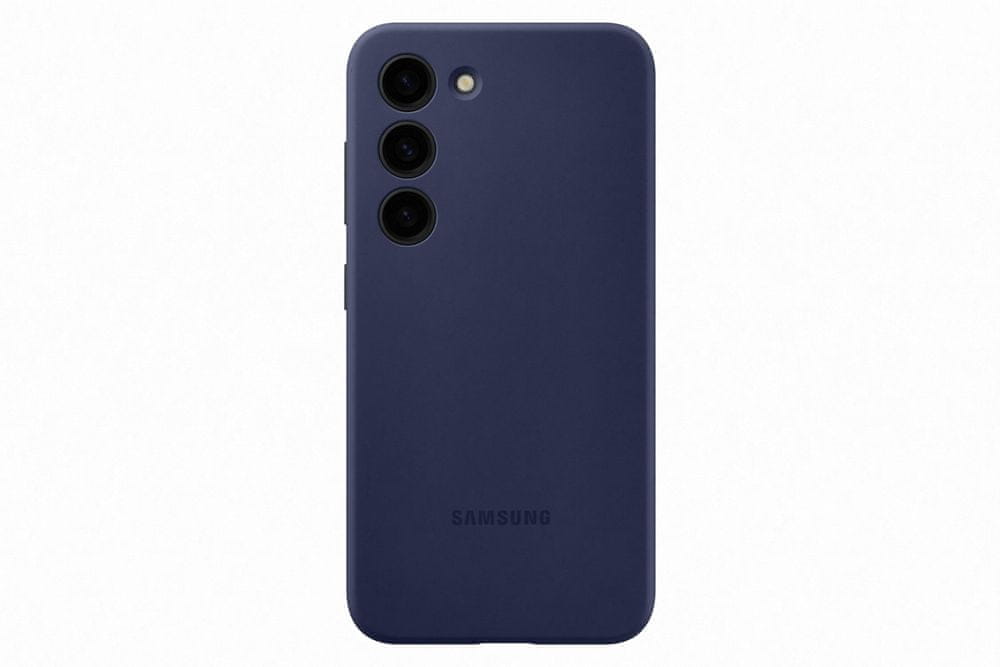 Levně Samsung Silicone Case Galaxy S23 EF-PS911TNEGWW, námořnická modrá