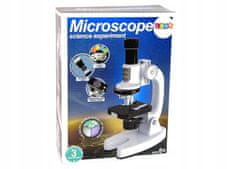 Lean-toys žlutý mikroskop pro malého vědce vzdělávací sada