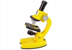 Lean-toys žlutý mikroskop pro malého vědce vzdělávací sada