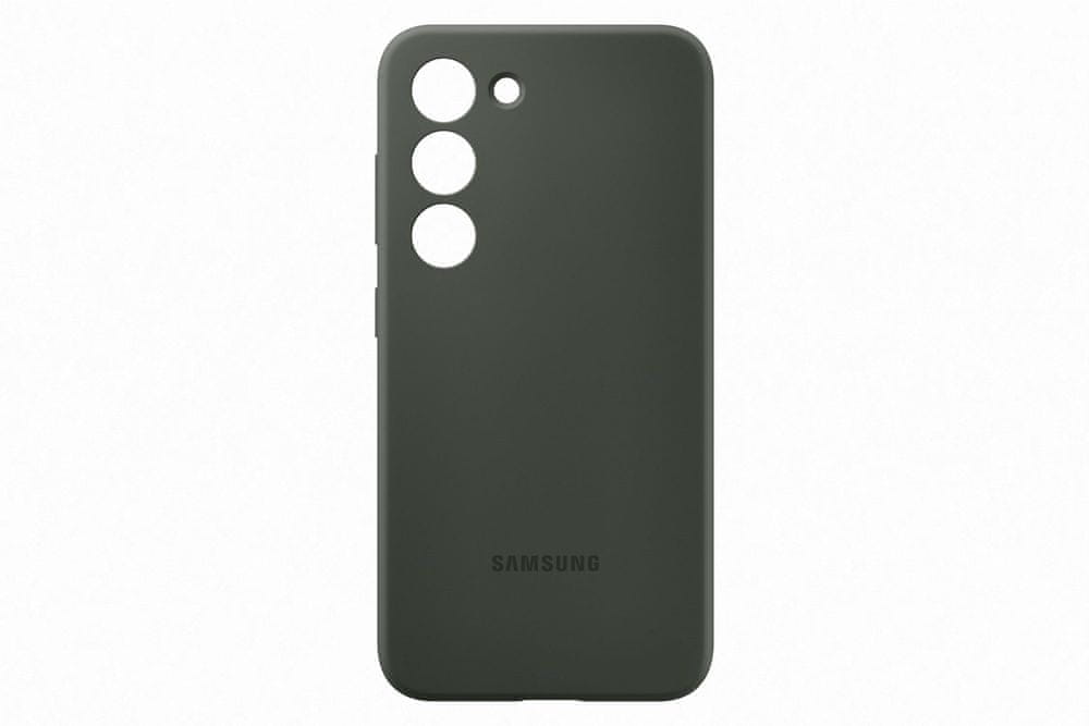 Levně Samsung Silicone Case Galaxy S23+, Khaki EF-PS916TGEGWW