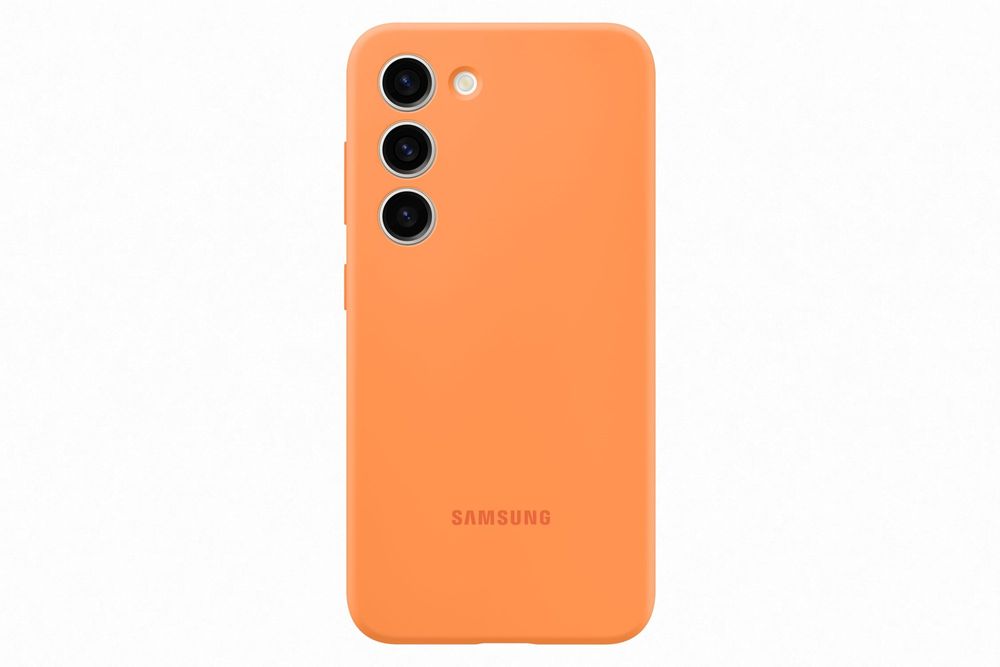 Levně Samsung Silicone Case Galaxy S23+, Orange EF-PS916TOEGWW