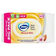 Zewa Vlhčené toaletní ubrousky "Almond Milk", 80 ks