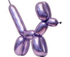 GoDan Modelovací balónky purpurové saténové 50ks 152cm