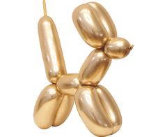 GoDan Modelovací balónky zlaté saténové 50ks 152cm