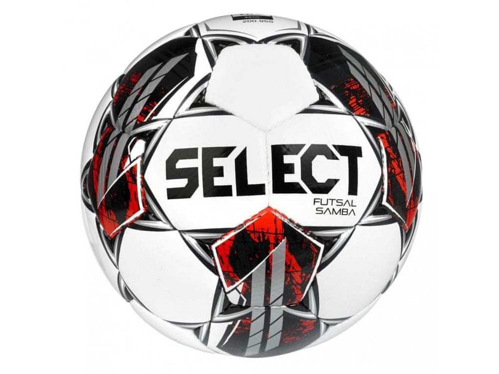 SELECT Futsalový míč FB Futsal Samba bílá vel. 4