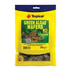 TROPICAL Green Algae Wafers 250g krmivo ve formě oplatek se spirulinou