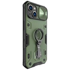 Nillkin CamShield Armor PRO pancéřové pouzdro s kroužkem na iPhone 14 PLUS 6.7" Dark green