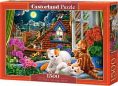 Castorland Puzzle Koťata na střeše 1500 dílků
