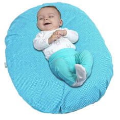 Babyrenka Babyrenka kojenecký relaxační polštář 80x60 cm EPS Dots Tyrkys
