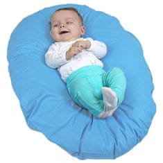 Babyrenka Babyrenka kojenecký relaxační polštář 80x60 cm EPS Sky Blue