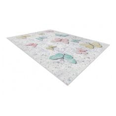 Dywany Lusczów Dětský kusový koberec Bambino 1610 Butterflies cream 80x150 cm