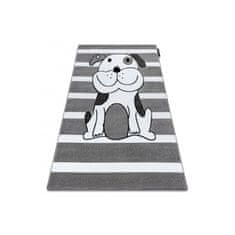 Dywany Lusczów Dětský kusový koberec Petit Puppy grey 200x290 cm