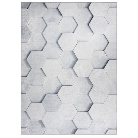 Dywany Lusczów Kusový koberec ANDRE Hexagon 3D 1180 160x220 cm