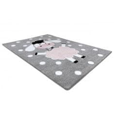 Dywany Lusczów Dětský kusový koberec Petit Dolly sheep grey 160x220 cm