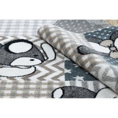 Dywany Lusczów Dětský kusový koberec Fun Pets grey 240x330 cm