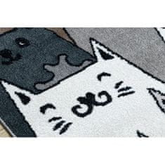 Dywany Lusczów Dětský kusový koberec Fun Gatti Cats multi 140x190 cm
