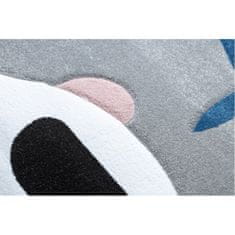 Dywany Lusczów Dětský kusový koberec Petit Panda grey 140x190 cm