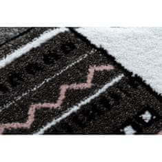 Dywany Lusczów Dětský kusový koberec Petit Lama grey kruh 160x160 (průměr) kruh cm