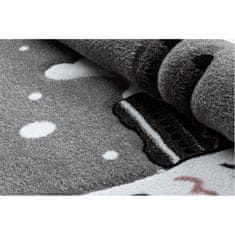 Dywany Lusczów Dětský kusový koberec Petit Lama grey kruh 160x160 (průměr) kruh cm
